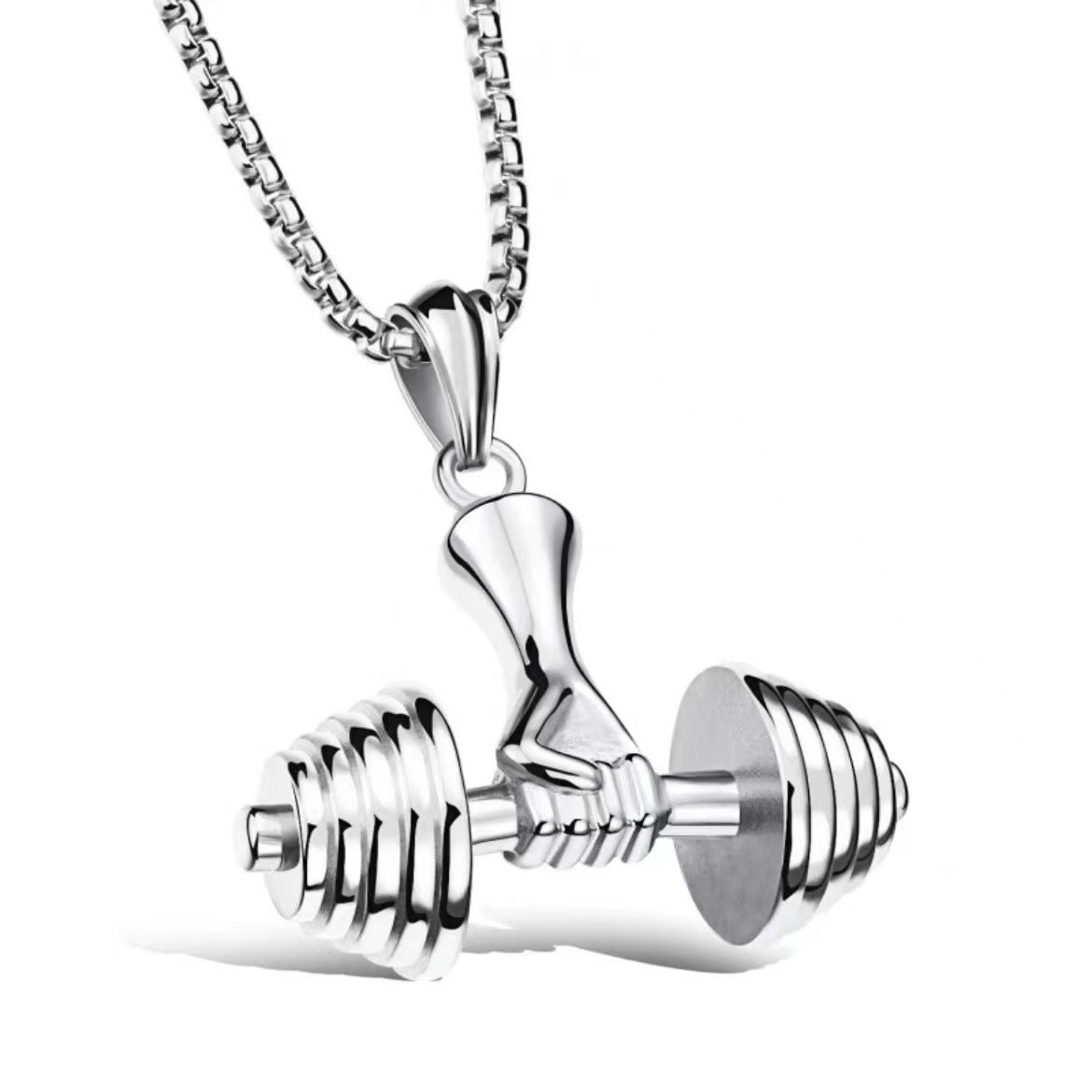 Men's Retro Creative Design Snake-shaped Stainless Steel Personalized Pendants