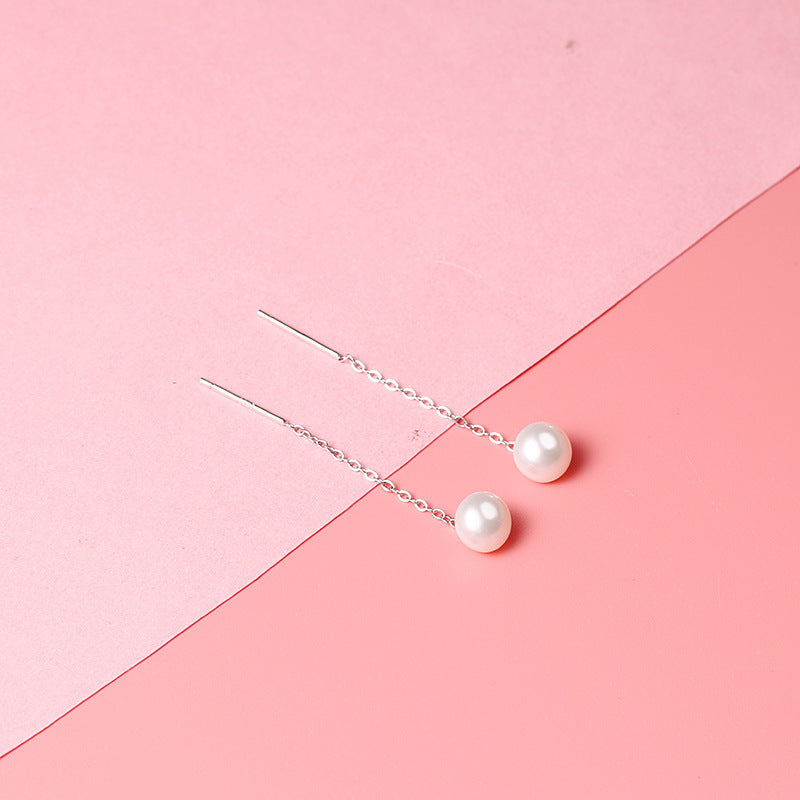 Natural Freshwater Pearl Simple Fashion Compact Ear Line