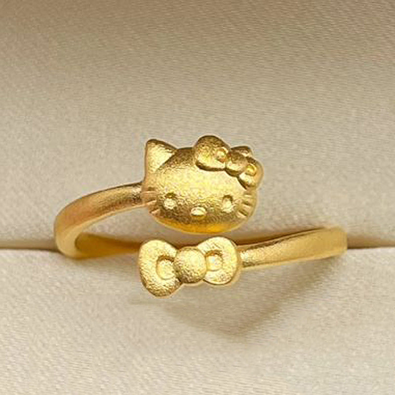 Cute Cartoon Index Finger Exquisite Versatile Ring