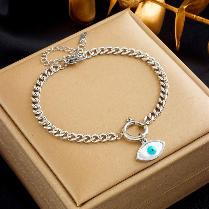 Light Luxury Simplicity Advanced Gold-plated Titanium Steel Bracelets