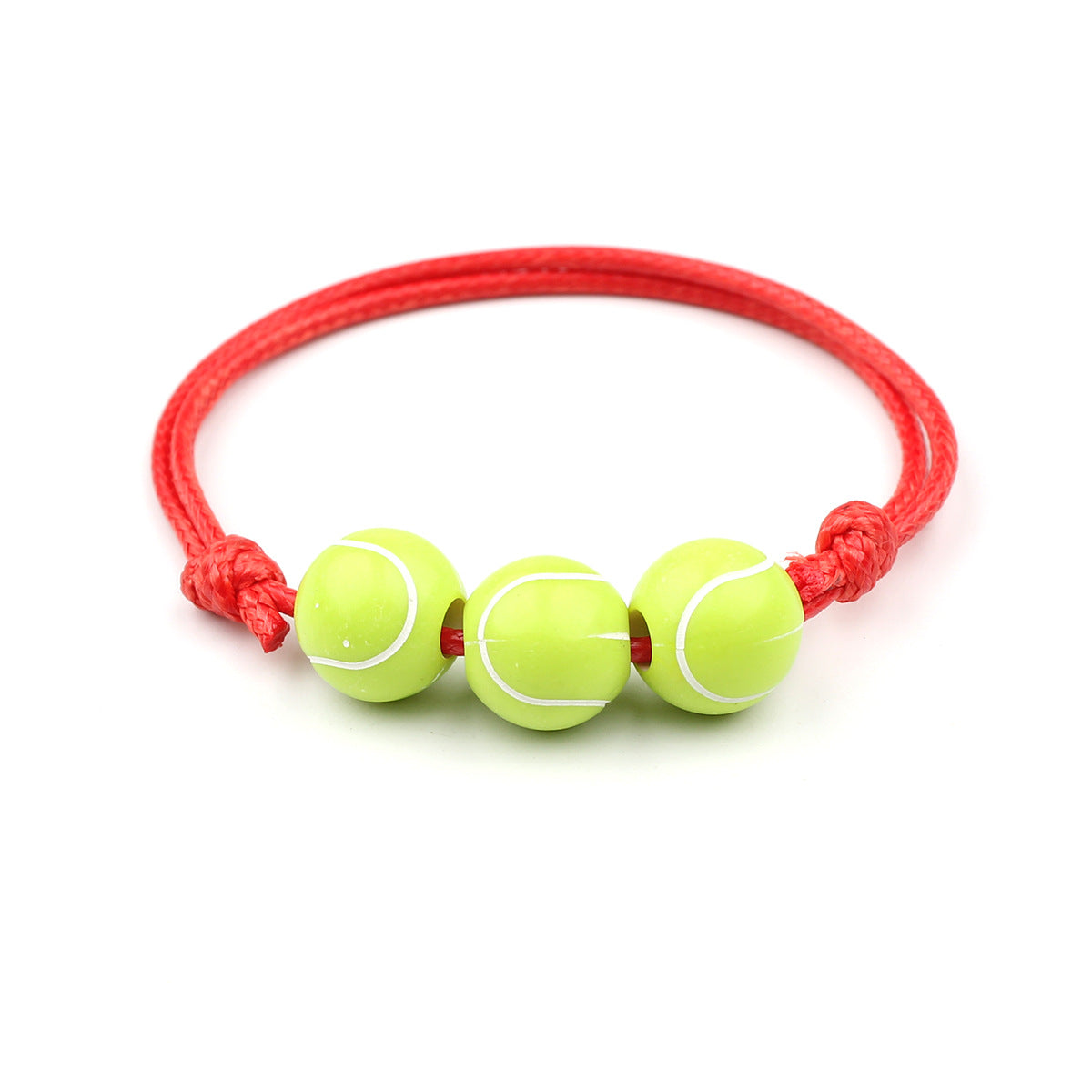 Basketball Baseball Wax Line Woven Softball Bracelets