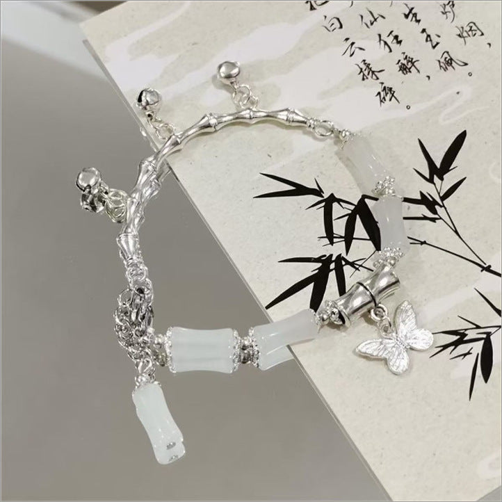 Women's Style Ancient Bamboo Butterfly String For Bead Light Luxury Bracelet