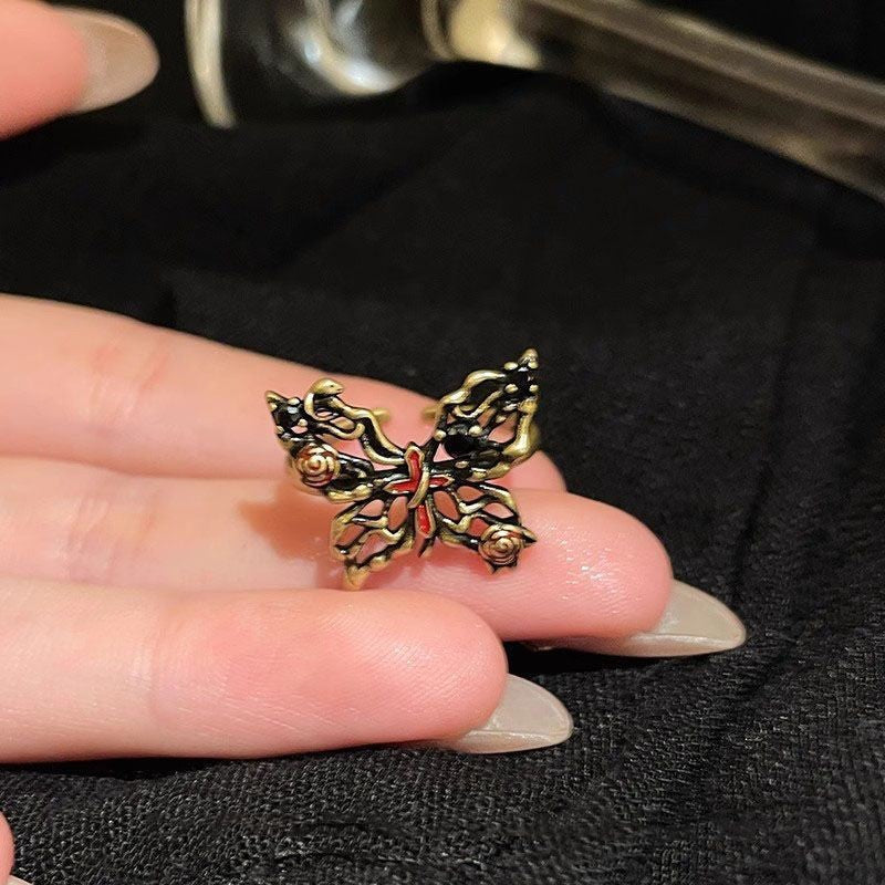 Female Niche Design Combination Sweet Cool Simple Ring
