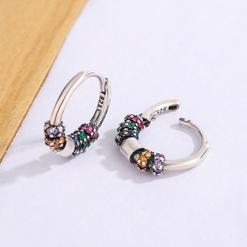 High-grade Color Zircon Ear Niche Design Rings