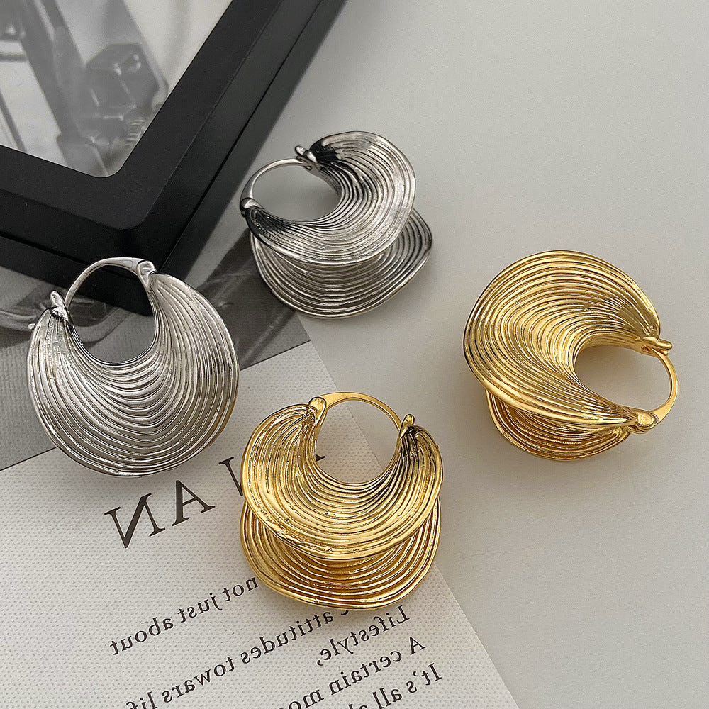 Women's Shot Western Style Fashion Artistic Retro Irregular Earrings