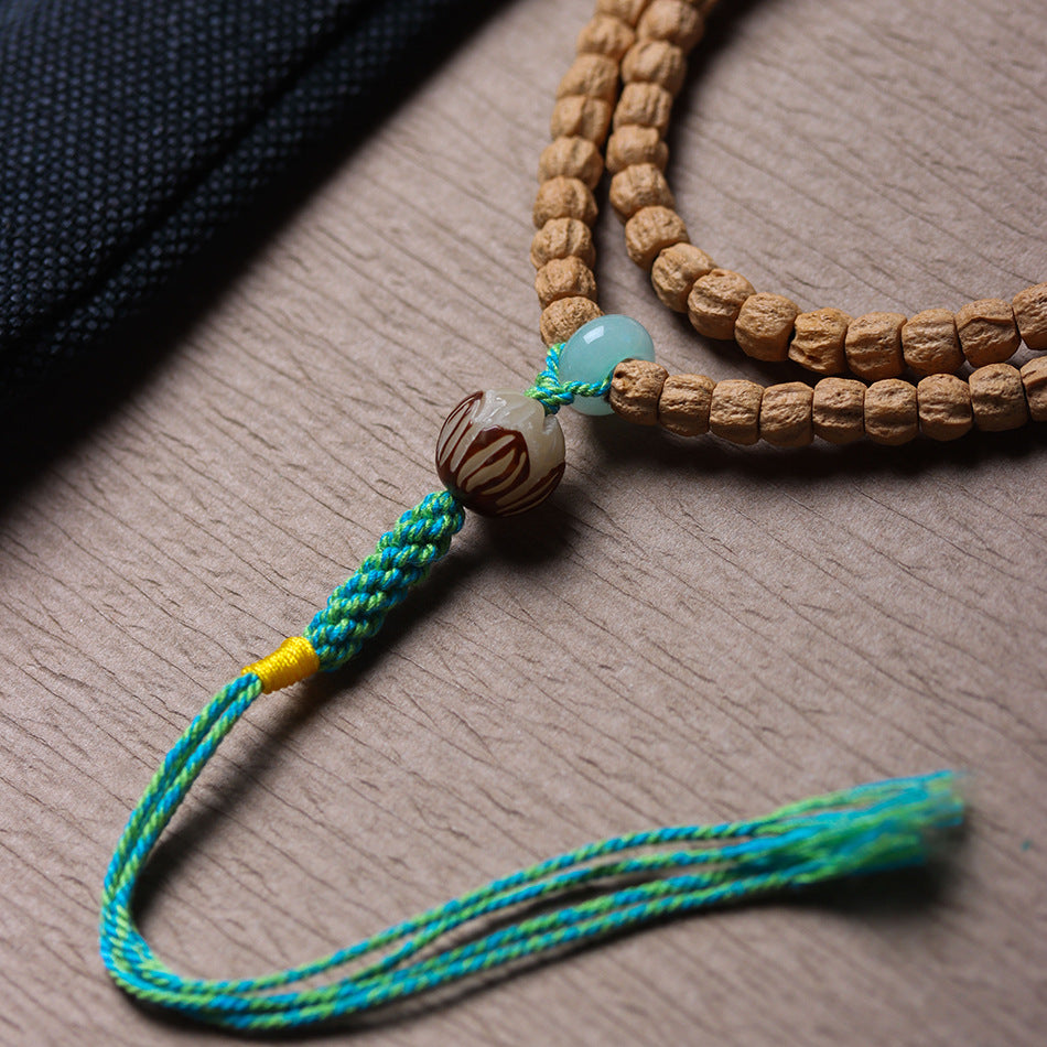 Passion Fruit Seeds Hemp Skin Deep Pit Ghost Face Corn Bracelet