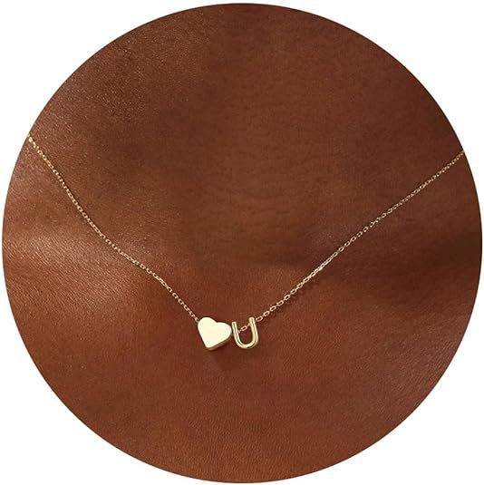 Love Letter Gold-plated Collarbone Durable Low Sensitivity Adjustable Necklace