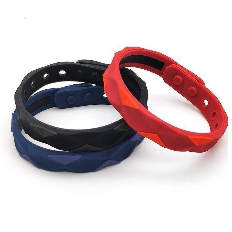 Women's & Men's Silicone Anion Outdoor Sports Balance Energy Bracelets