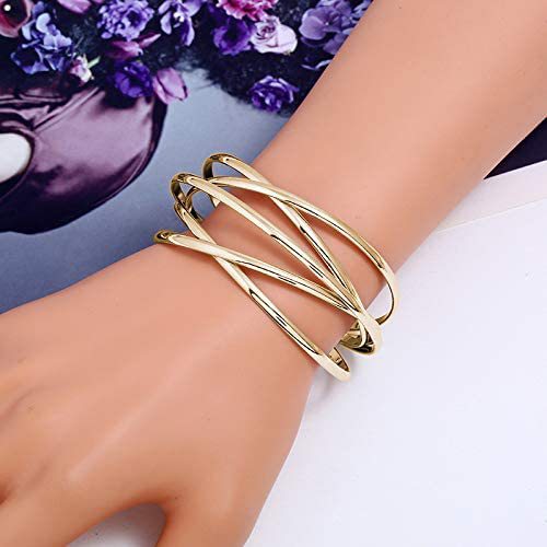 Slouchy Metal Opening Hollow Retro Bangle Bracelets