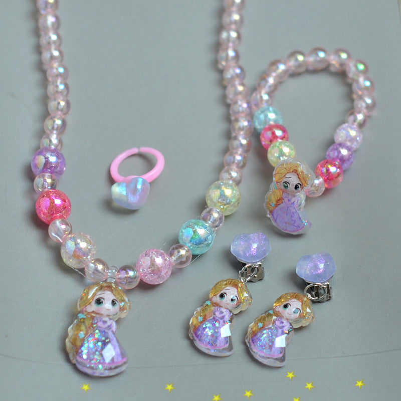 Versatile Graceful Children's Princess Mermaid Tail Rings