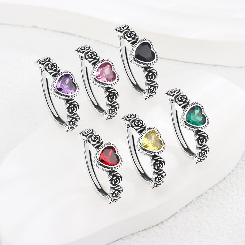 Korean Style Vintage Little Fresh Sweet Rings