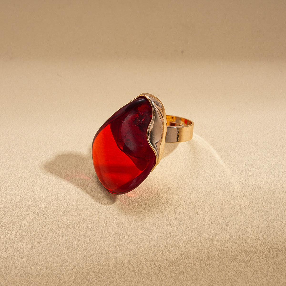 Rose Flower Love Pearl Light Luxury High Sense Ring