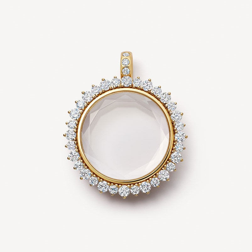Personality Box Items Can Be Opened Closed Hollow Design Transparent Pendants