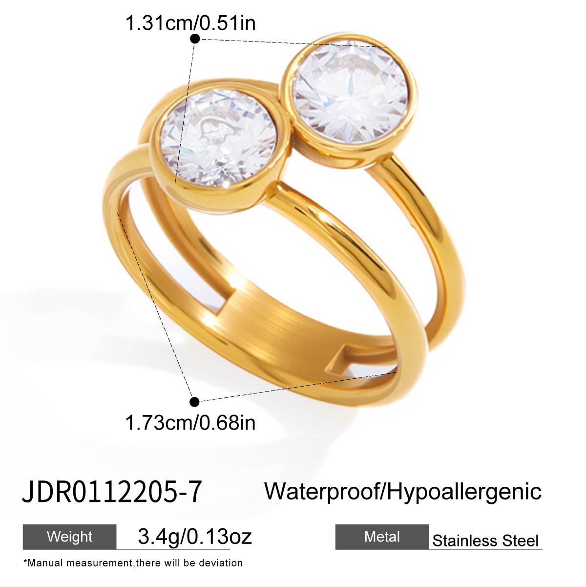 Titanium Steel No Fading Niche High Ring