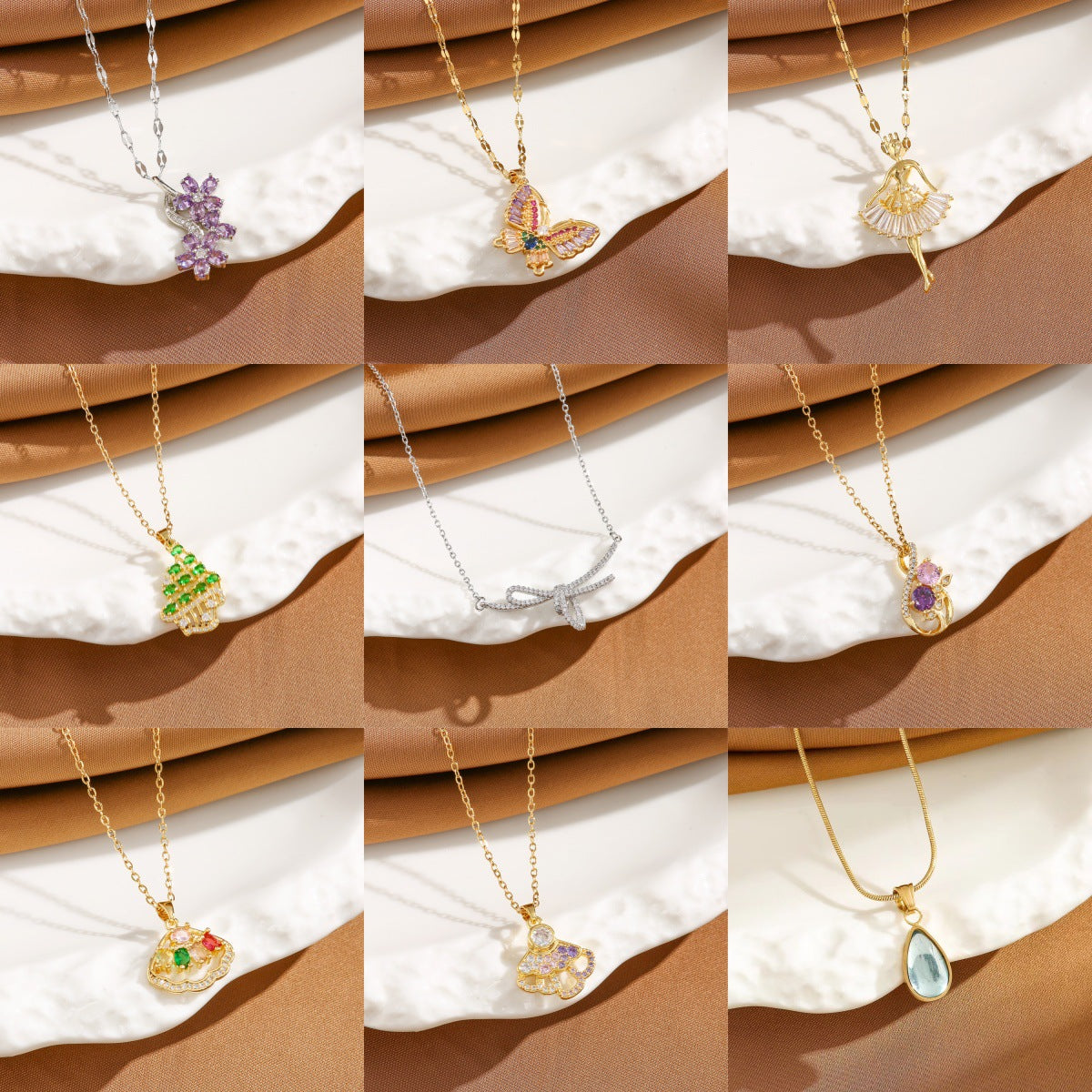 Women's Titanium Steel No Fading High-grade Design Necklaces