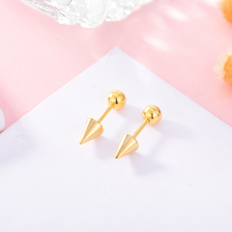 Women's Three-dimensional Geometric Figure Ear Bone Design Earrings