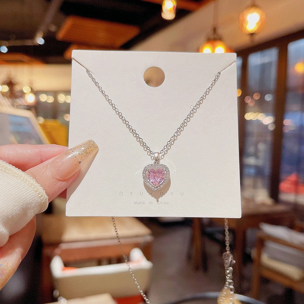 Stainless Steel Copper Opal Ginkgo Leaf Clavicle Day Gift For Necklace
