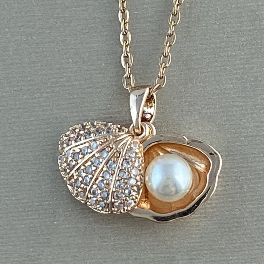 Women's Real Gold Plating Opal Fox Clover Pendants