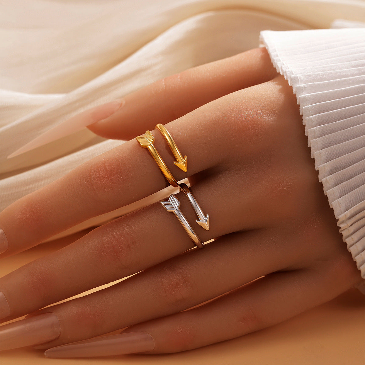 Women's The Arrow Of Love Versatile Style Rings