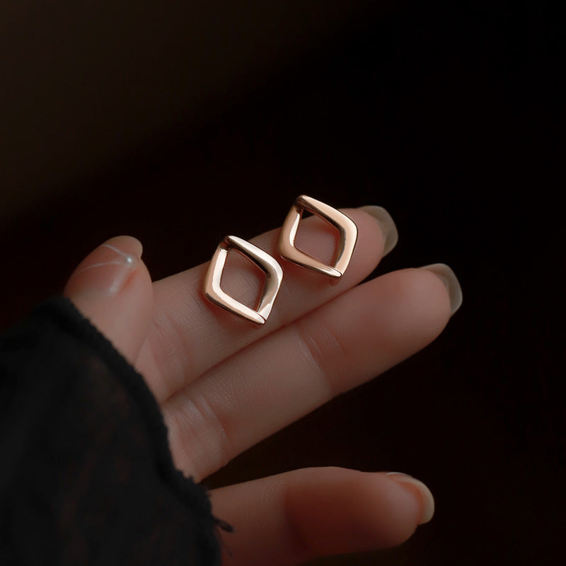 Women's Ear Niche Design Trendy Geometric Frosty Earrings