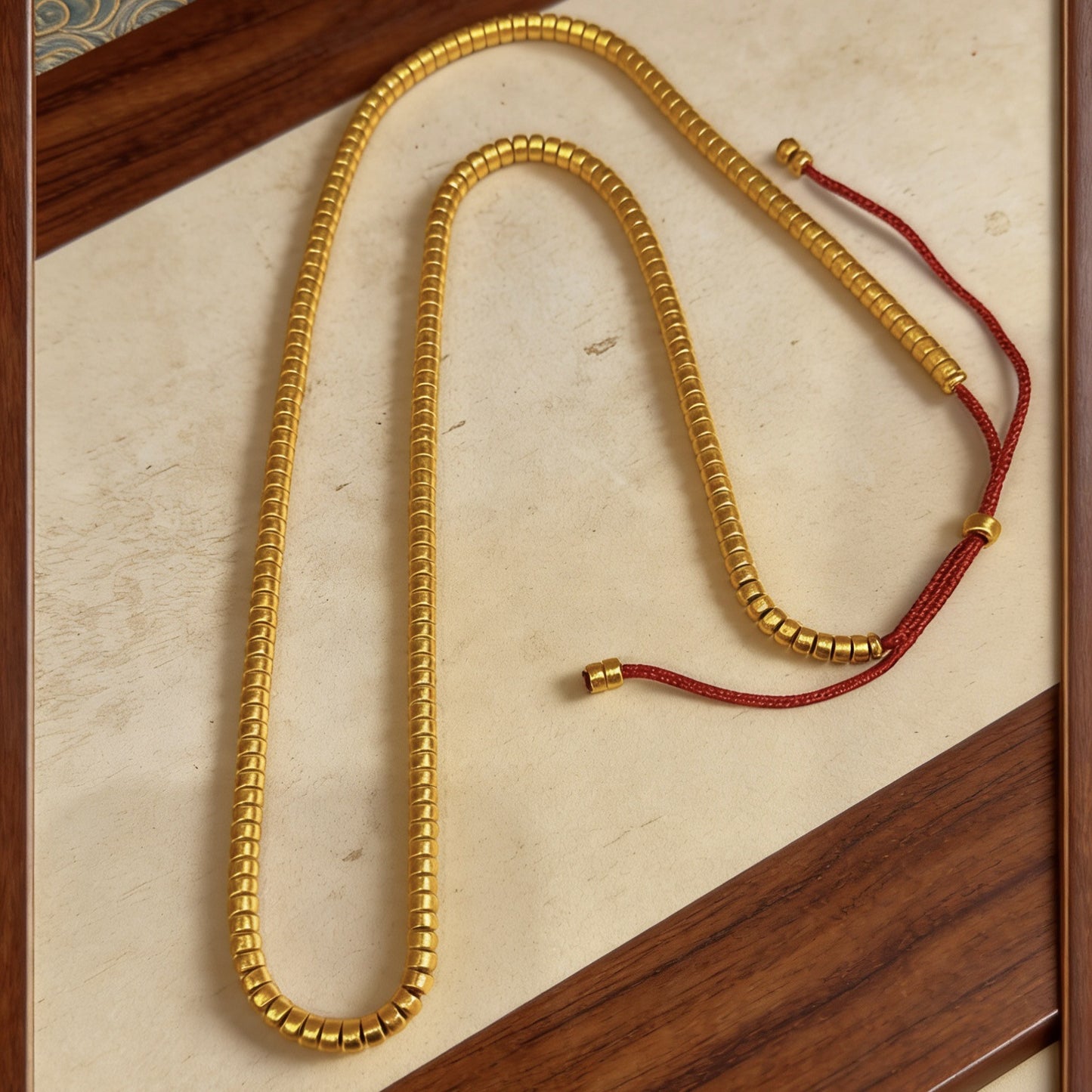 Spacer Red Rope Yellow String Hand-knitted Life Bracelets