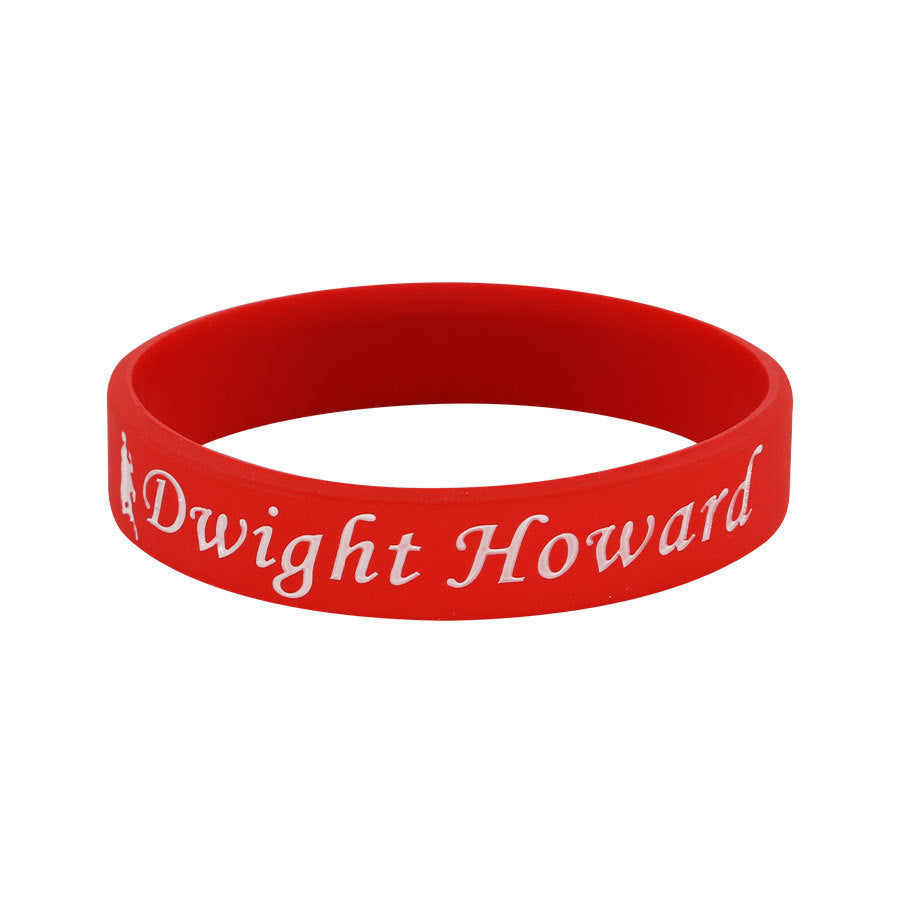 Star Concave Thickened Silicone Kobe James Basketball Bracelet