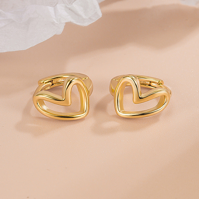 Women's Love Clip Niche Design Light Luxury High-grade Ear Buckle