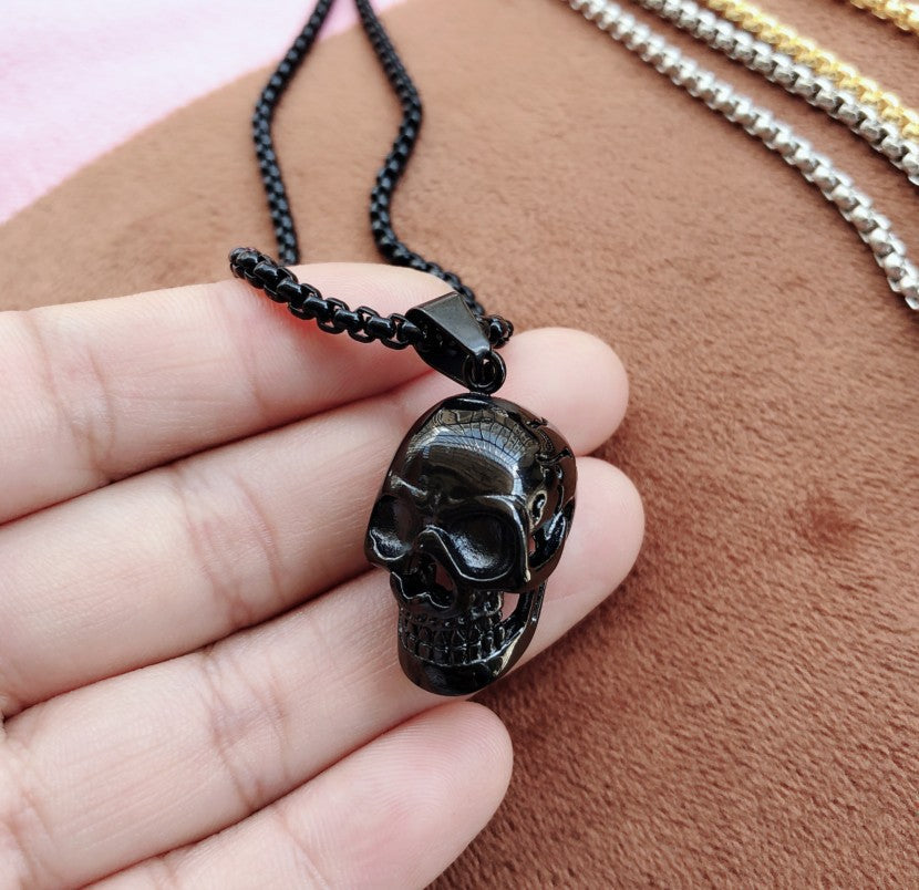 Punk Star Bone Saturn Halo Hipster With Personality Necklace