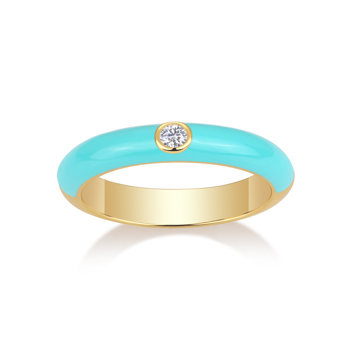 Style Sier Gold Plated Female Moissanite Rings
