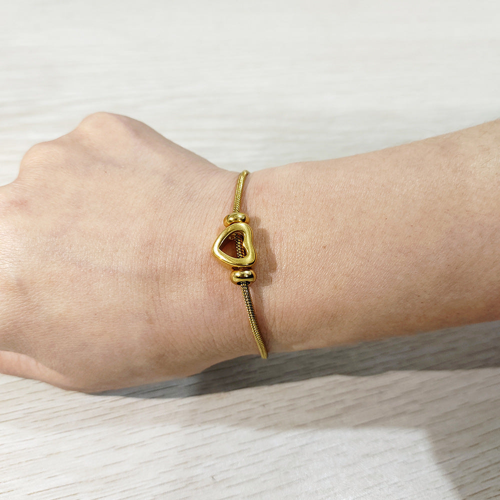Snake Bones Chain Universal Wear Vacuum Furnace Plating Real Bracelets