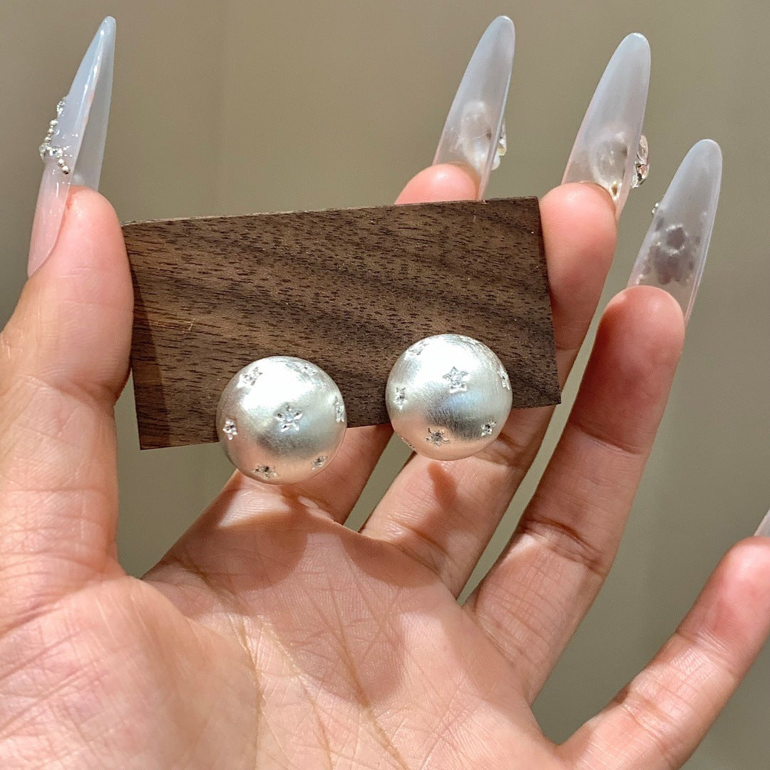 Women's Star Ear Sier Light Luxury Simplicity Stud Earrings