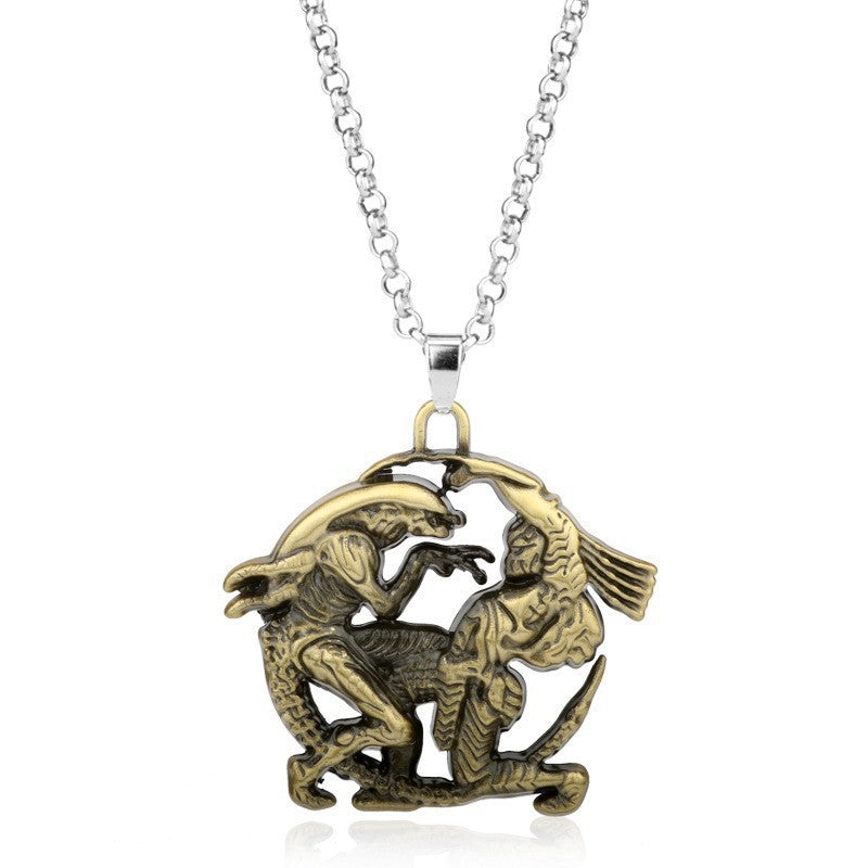 Television Nexus Ops Iron Warrior Alien Necklace