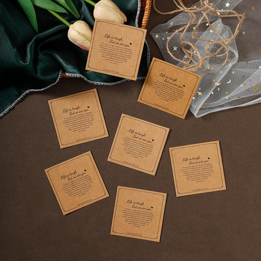 Paper Card Blessing Display Stand Packaging Bracelet