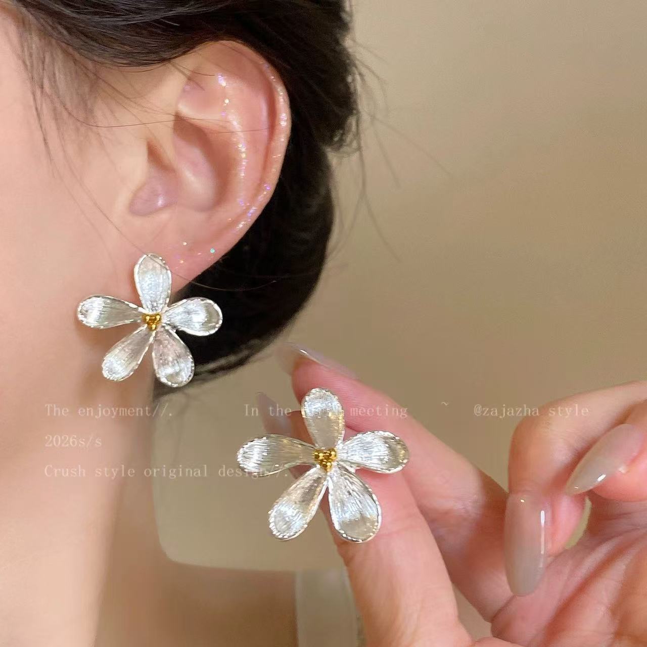 Women's Ear Korean Style Sier Super Nice Rings