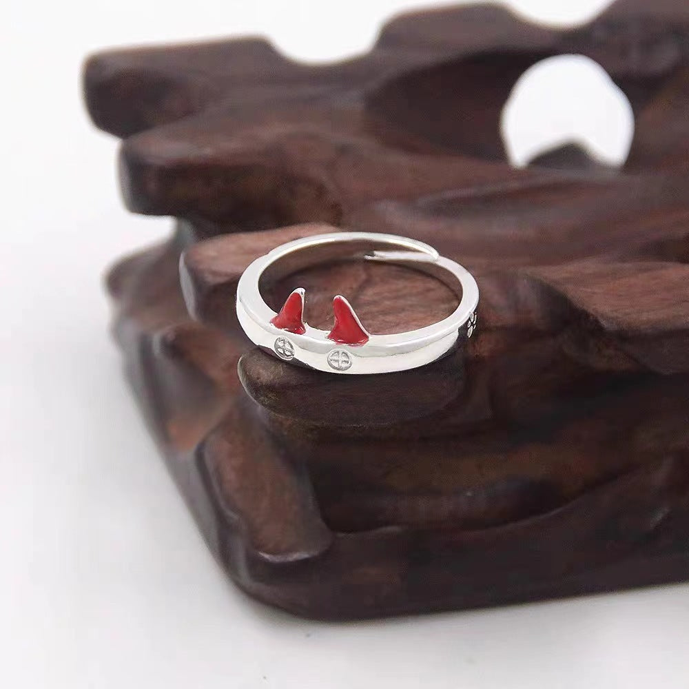 Women's Simple Cute Kitten Open Cat Paw Ear Puppy Rings