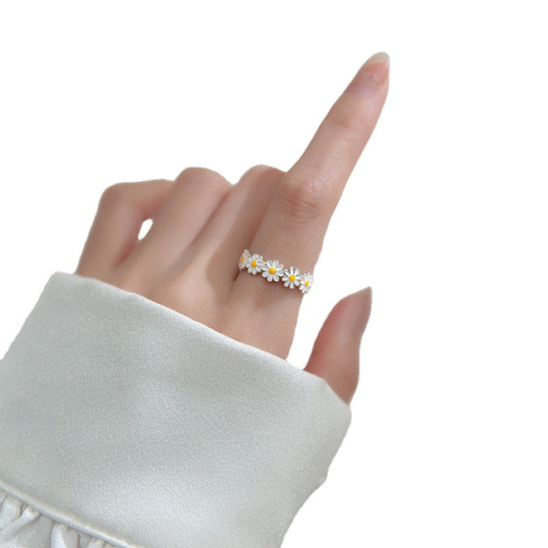 Style Fresh White Flower Epoxy Korean Bracelets