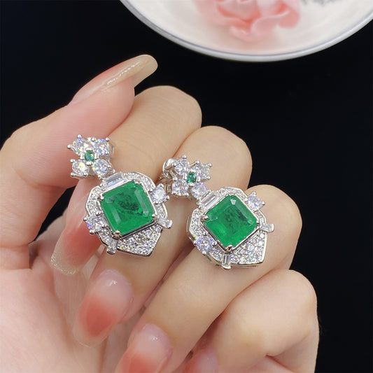 With Cotton Artificial Emerald Tourmaline Full Pendants