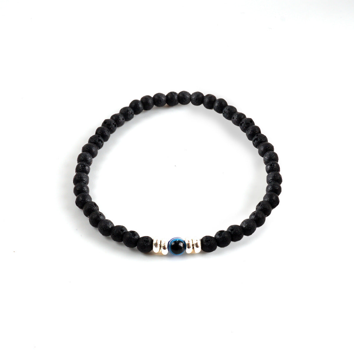 Obsidian White Turquoise Handmade Beaded Hand Bracelets