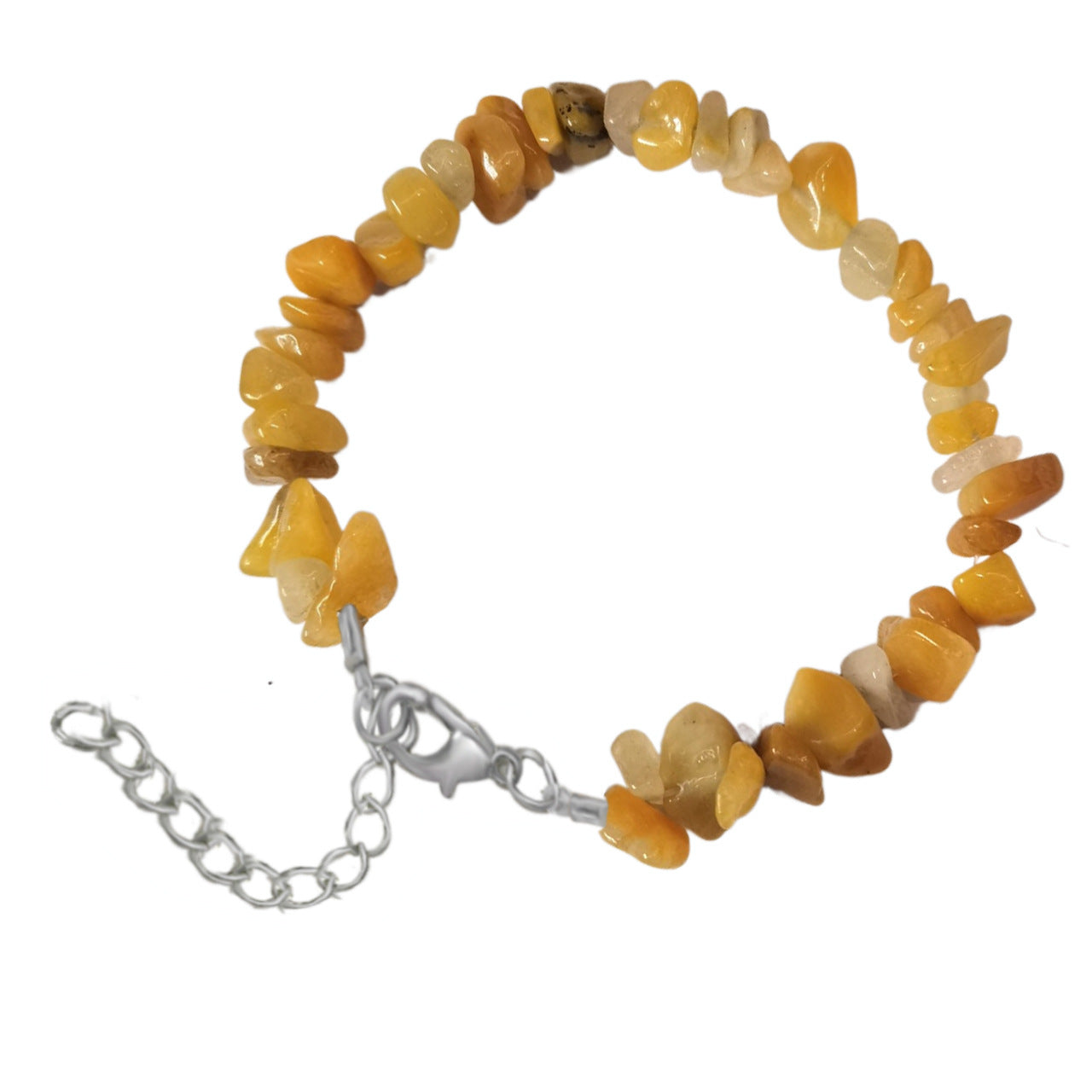 Natural Crystal Agate Gravel Irregular Stone Lobster Bracelet
