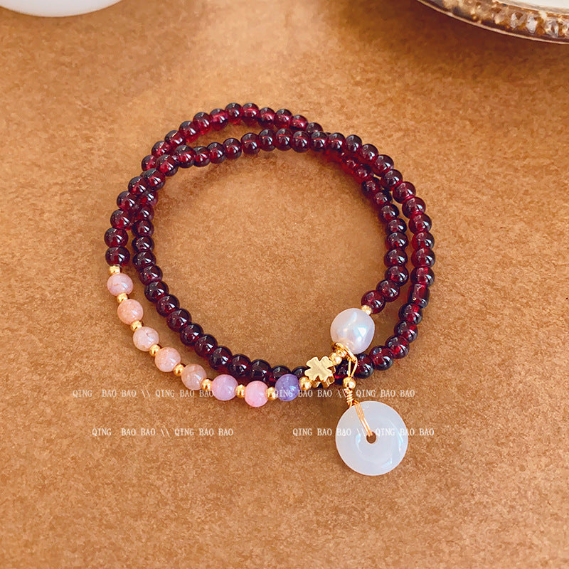 Women's Beaded High-grade Chinese Pearl Grace Butterfly Bracelets