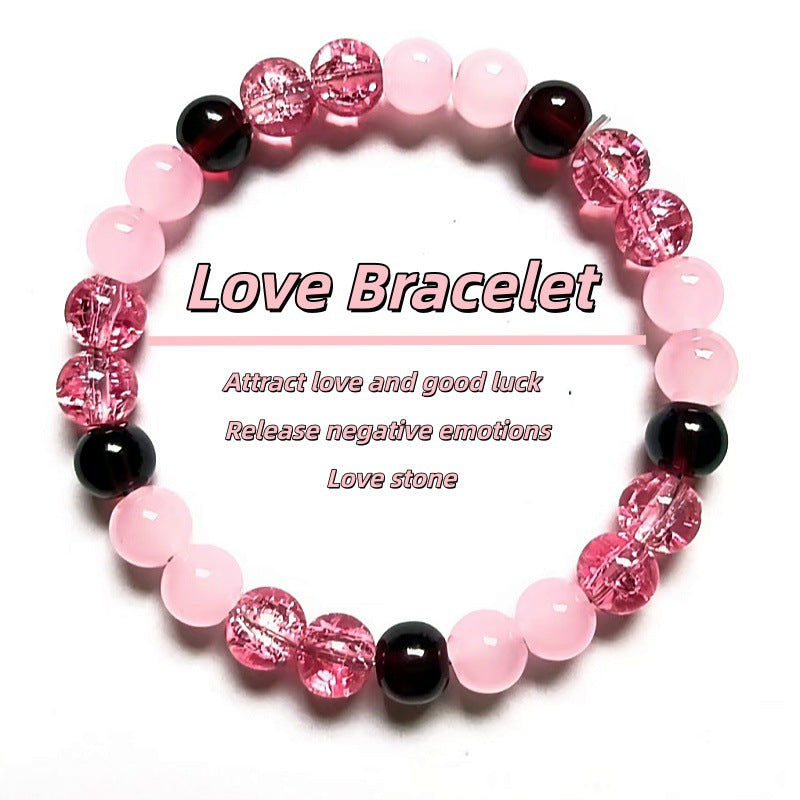 Glamorous Slouchy Attractive Natural Stone Crystal Bracelets