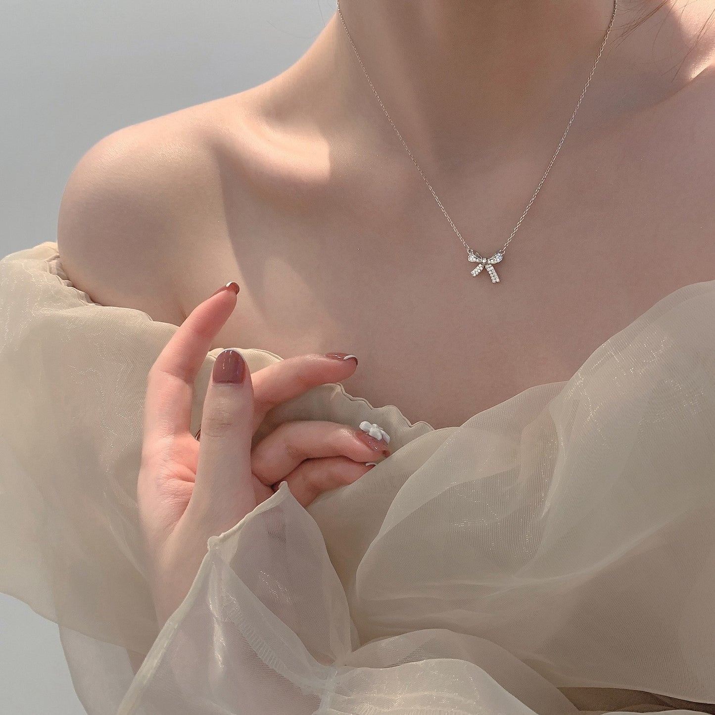 Women's High-grade Butterfly Gift For Niche Bag Light Luxury Necklaces