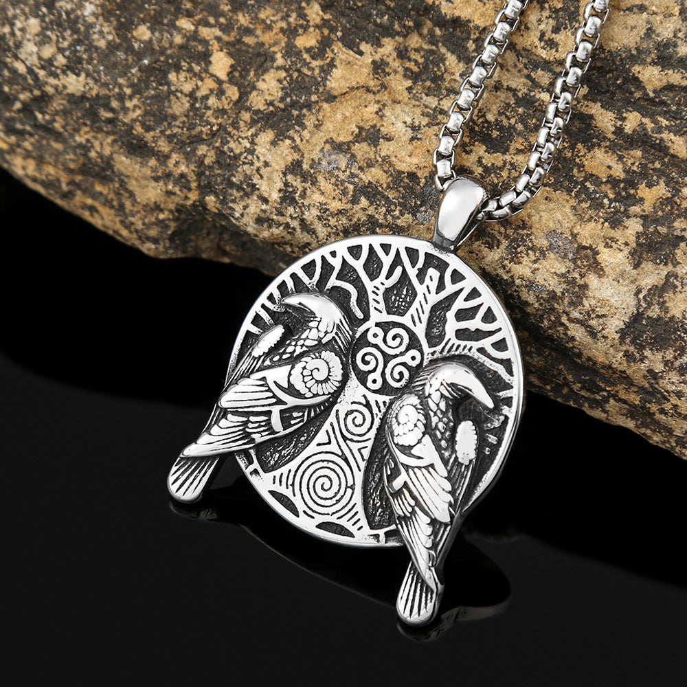 Punk Star Bone Saturn Halo Hipster With Personality Necklace