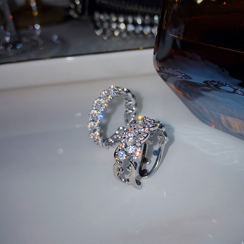 Cold High Sense Light Luxury Minority Design Fashion Rings