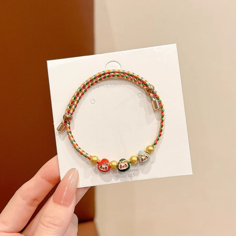 Boat Festival Carrying Strap Colorful Rope Wind Hand-woven Bracelet