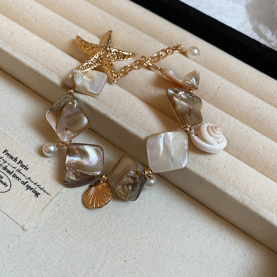 Acrylic Beaded Pearl Vintage Ethnic Style Affordable Bracelets