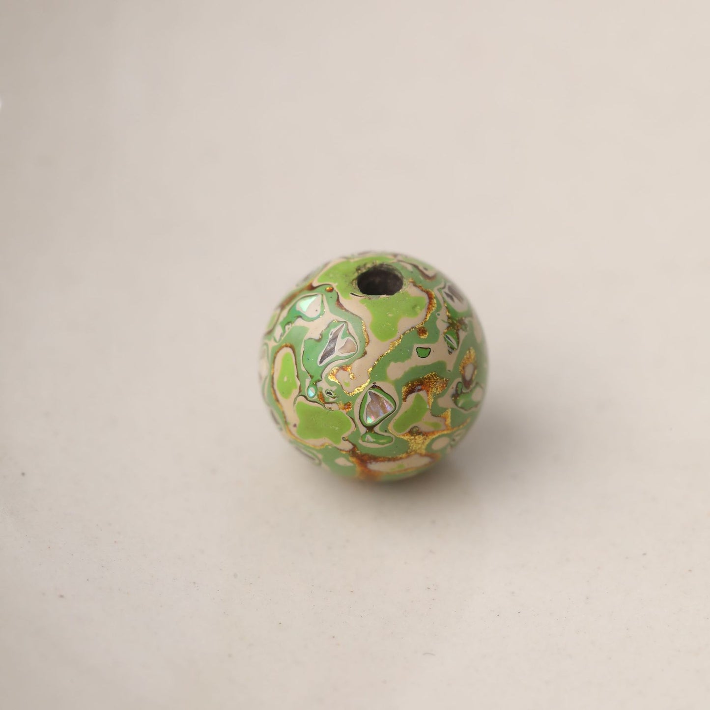 Paint Large Beads Inlaid Screw Scattered Single Bracelet