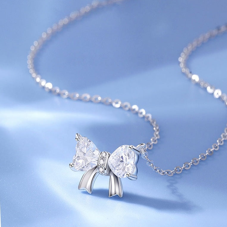 Heart Zircon Design High-grade Light Luxury Temperament Simple Personalized Cold Necklace