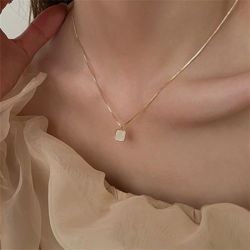Women's Sier Light Luxury High-grade Design Clavicle Necklaces