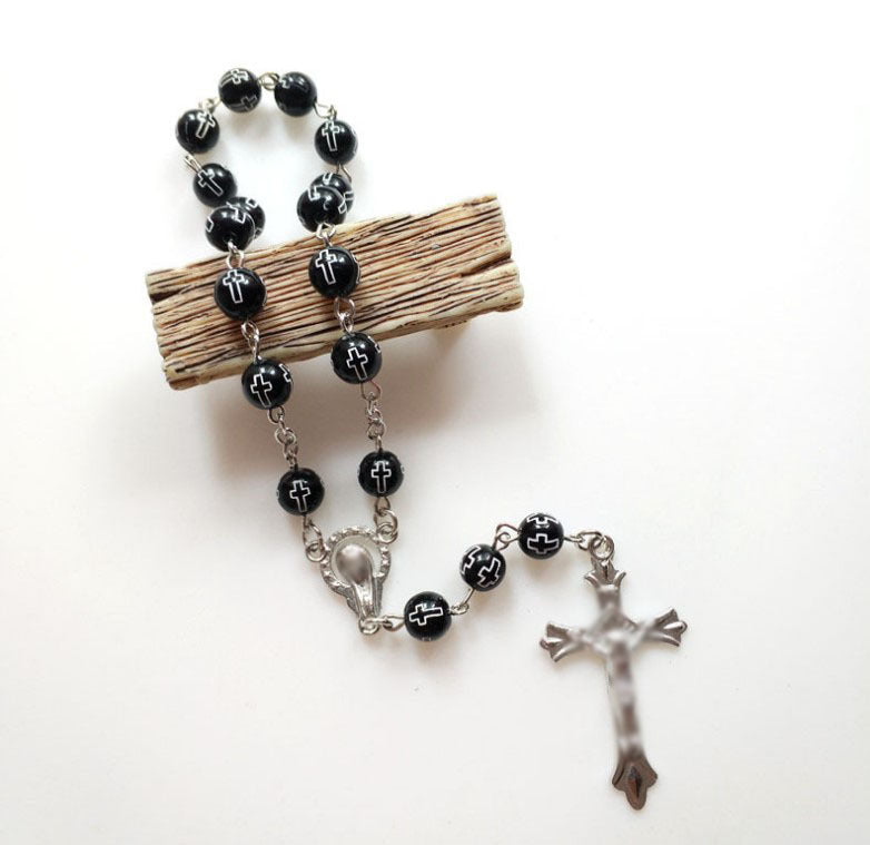 Personalized Tassel Car Interior Cross Beads Pendants